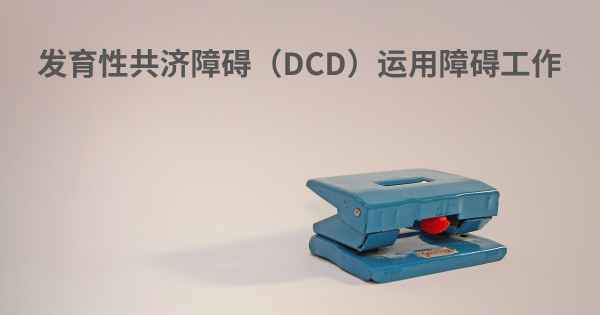 发育性共济障碍（DCD）运用障碍工作