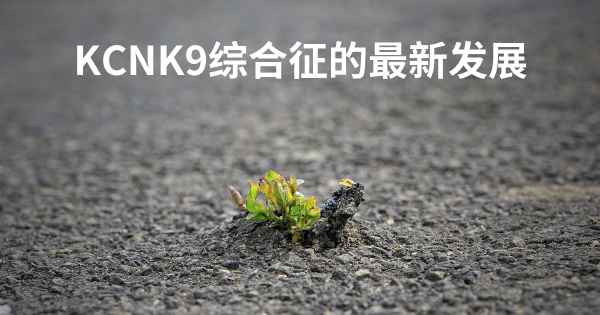 KCNK9综合征的最新发展