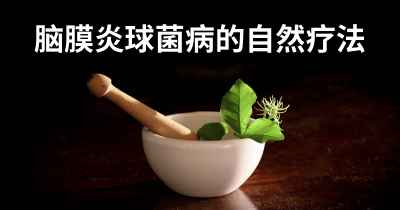 脑膜炎球菌病的自然疗法