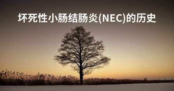 坏死性小肠结肠炎(NEC)的历史
