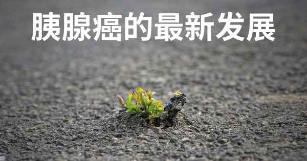 胰腺癌的最新发展