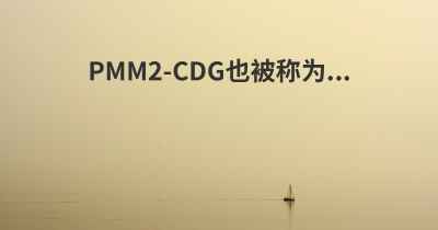 PMM2-CDG也被称为...