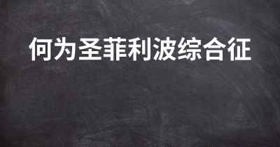 何为圣菲利波综合征