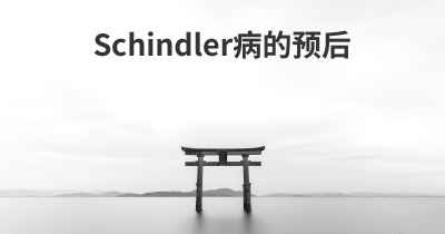 Schindler病的预后