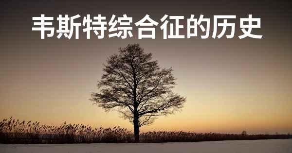 韦斯特综合征的历史