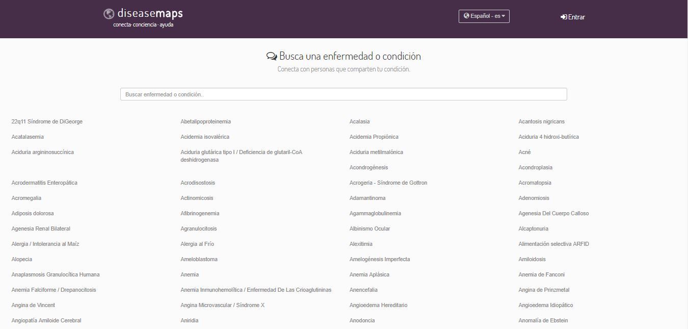 listado de enfermedades raras
