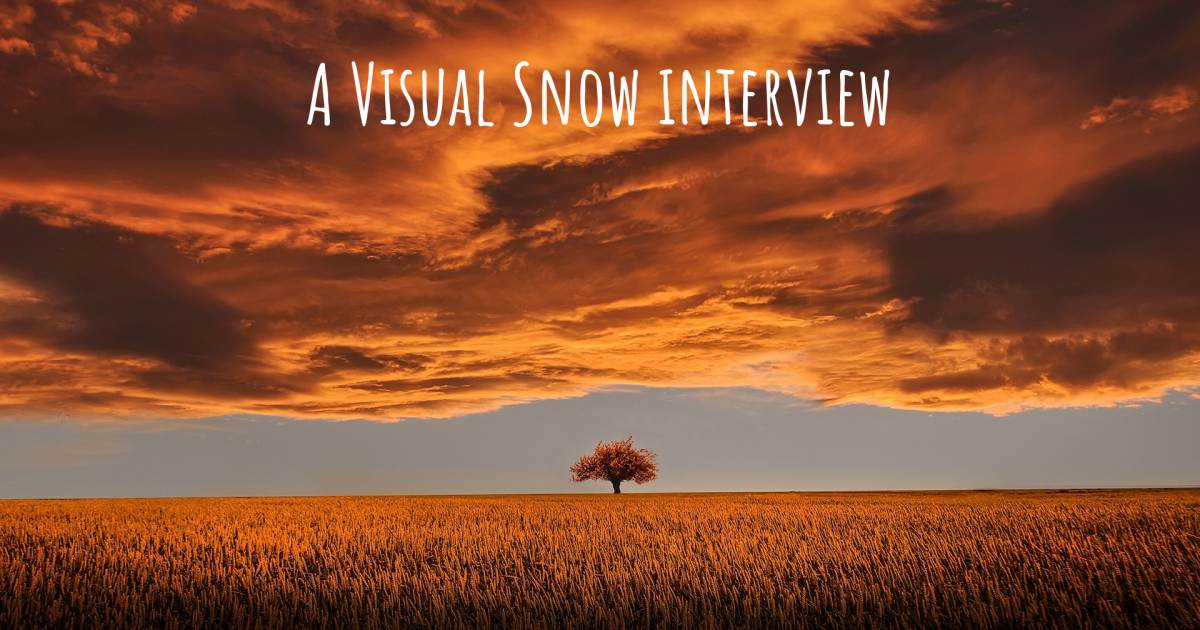 A Visual Snow interview .