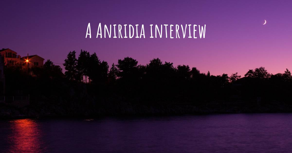 A Aniridia interview , Glaucoma.