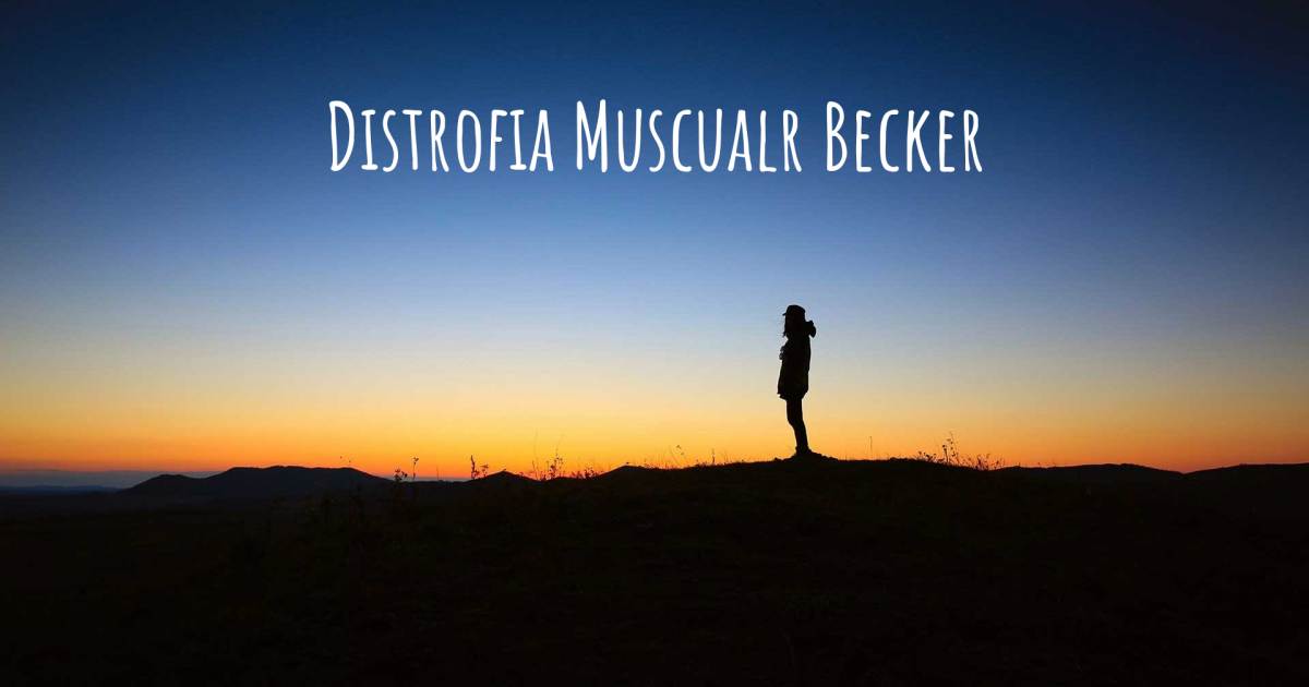 Historia sobre Distrofia muscular de Becker .