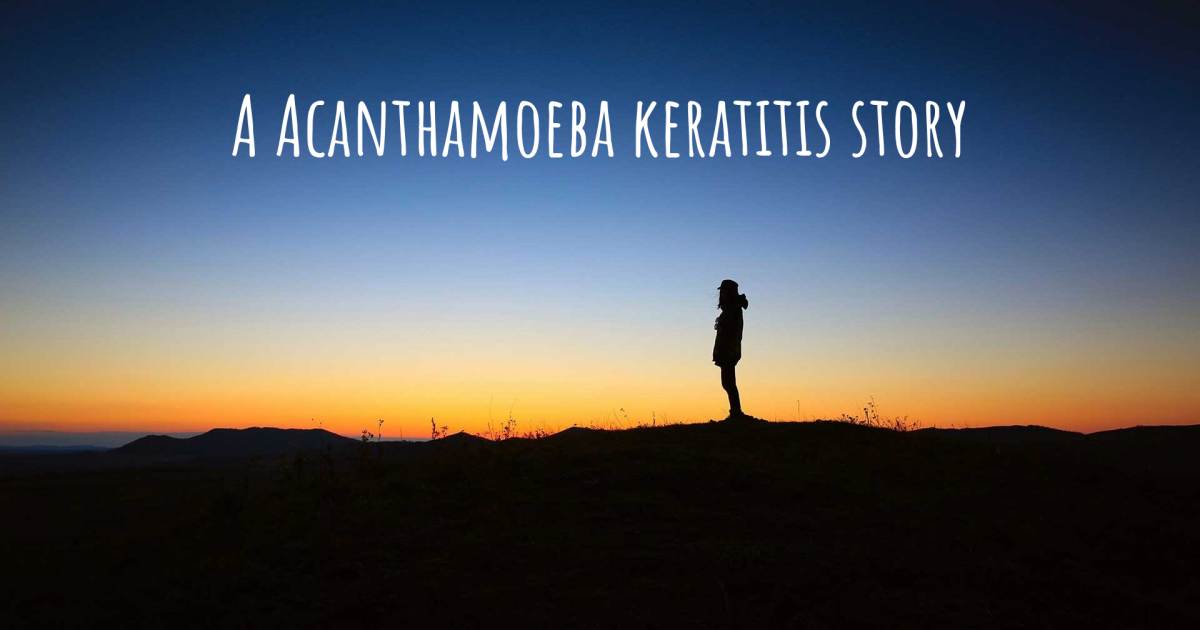 Story about Acanthamoeba keratitis .