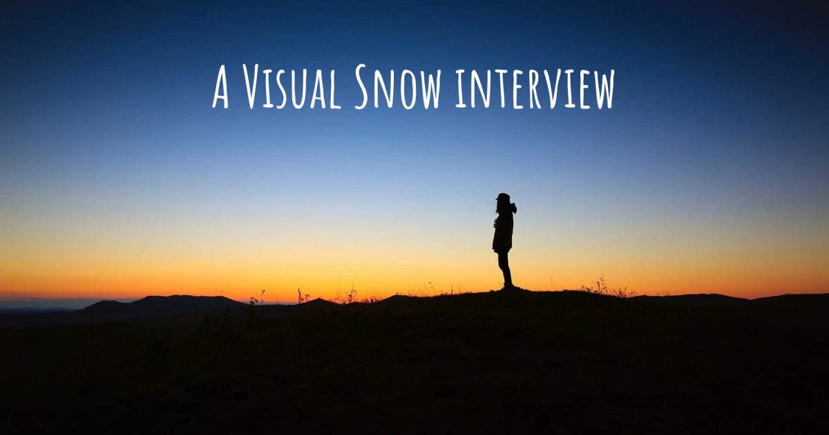 Ein Visual Snow Interview , Tinnitus.