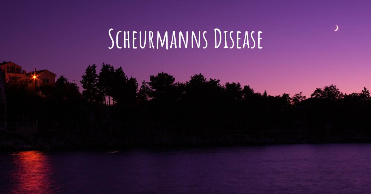 Story about Scheuermanns disease .