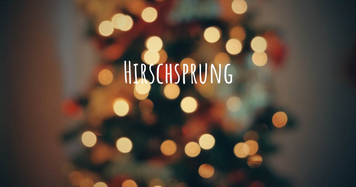 Historia sobre Enfermedad de Hirschsprung .