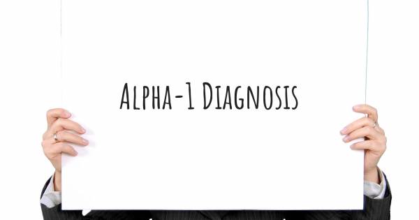 ALPHA-1 DIAGNOSIS