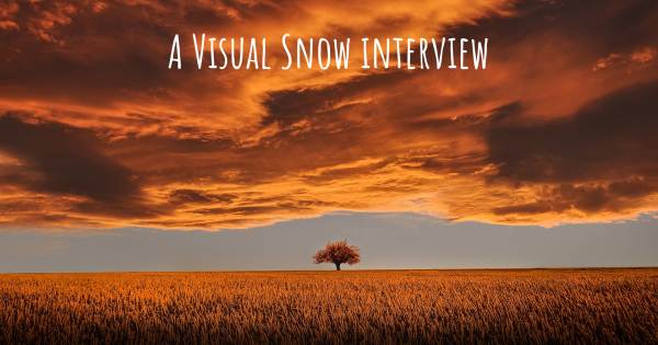 A Visual Snow interview