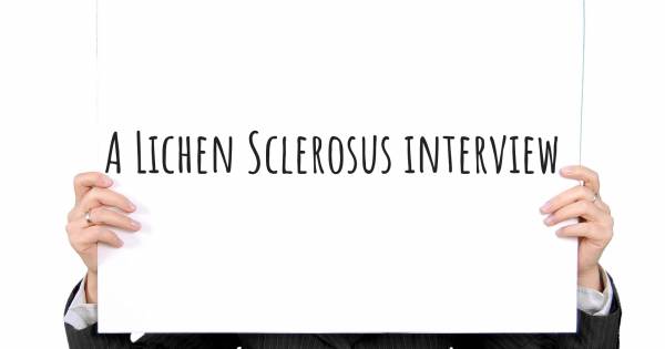 A Lichen Sclerosus interview