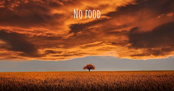 NO FOOD