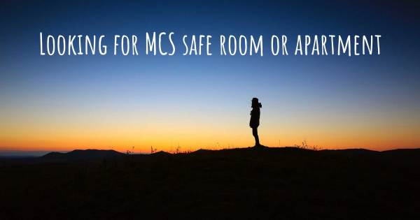 LOOKING FOR MCS SAFE ROOM OR APARTMENT