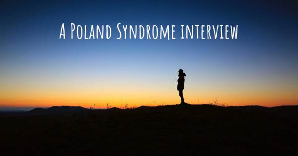 A Poland Syndrome interview