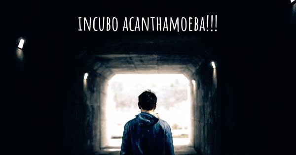 INCUBO ACANTHAMOEBA!!!