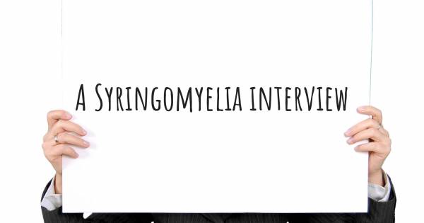 A Syringomyelia interview