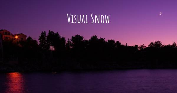 VISUAL SNOW