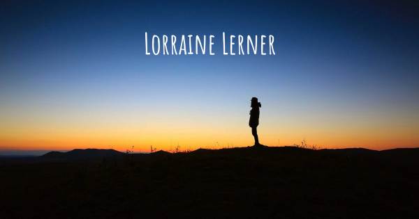 LORRAINE LERNER
