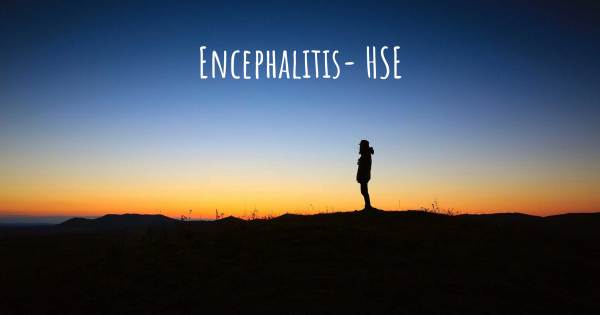 ENCEPHALITIS- HSE