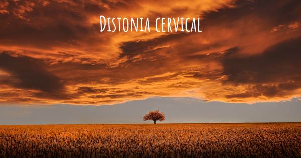 DISTONIA CERVICAL