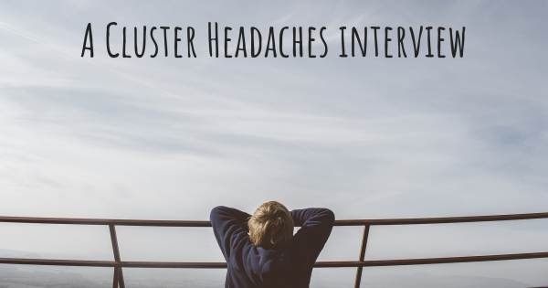 A Cluster Headaches interview