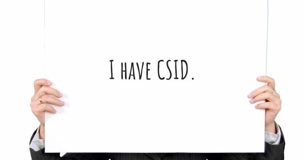 I HAVE CSID.