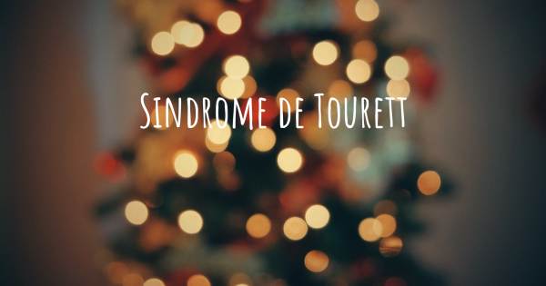 SINDROME DE TOURETT