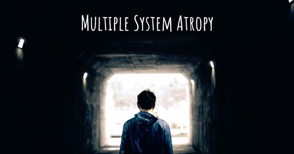 MULTIPLE SYSTEM ATROPY