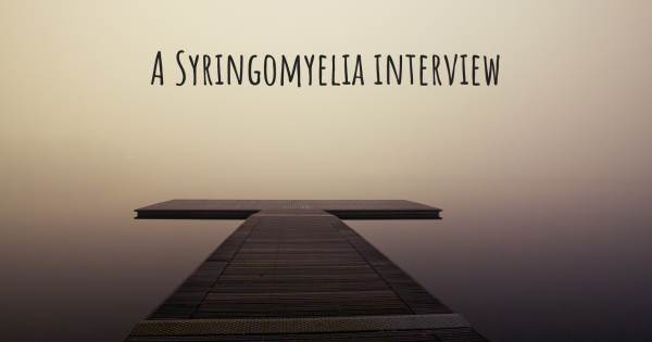 A Syringomyelia interview