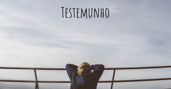 TESTEMUNHO