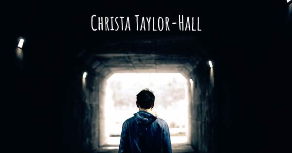 CHRISTA TAYLOR-HALL