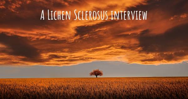 A Lichen Sclerosus interview