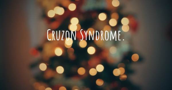 CRUZON SYNDROME.