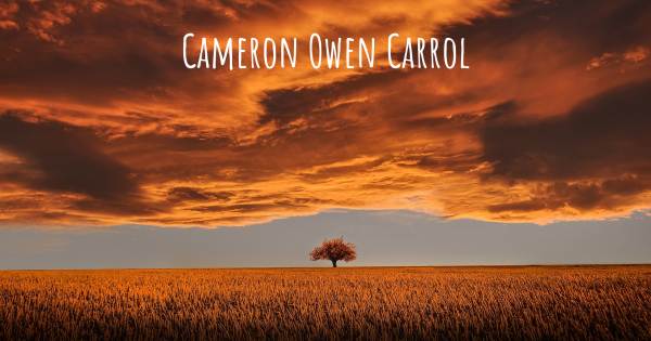 CAMERON OWEN CARROL