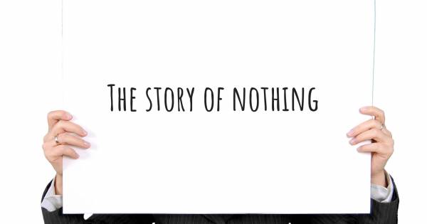 THE STORY OF NOTHING