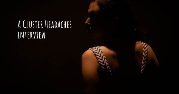 A Cluster Headaches interview