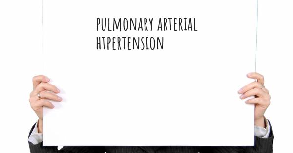 PULMONARY ARTERIAL HTPERTENSION