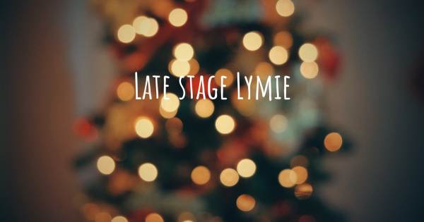 LATE STAGE LYMIE