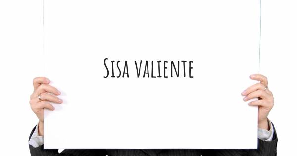 SISA VALIENTE