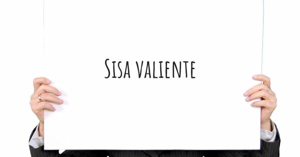 SISA VALIENTE