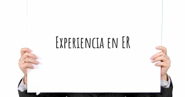 EXPERIENCIA EN ER