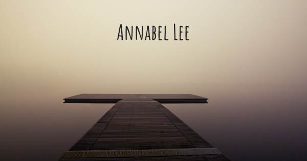 ANNABEL LEE