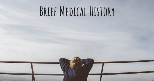 BRIEF MEDICAL HISTORY